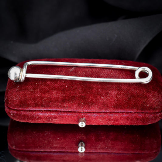 Antique Large Sterling Silver Kilt Pin Brooch | Edinburgh 1906