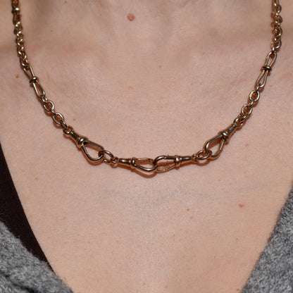 Vintage Matching Pair of 9ct Gold Dog Clip Charm | Extender