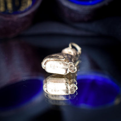 Vintage 9ct Gold Cat Feline Charm | Chester 1957