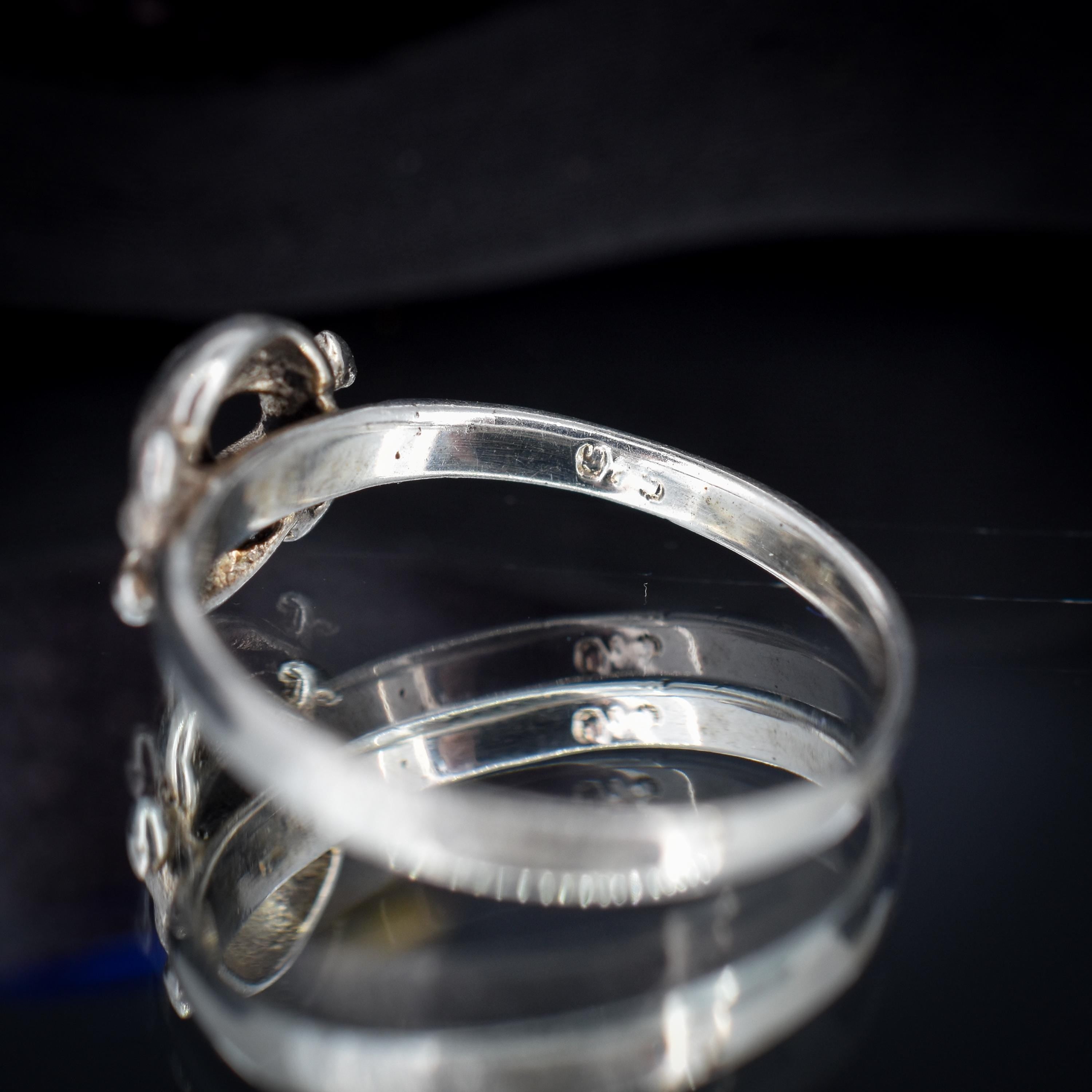 Vintage Sterling Silver Skull and Crossbones Ring – Lancastrian