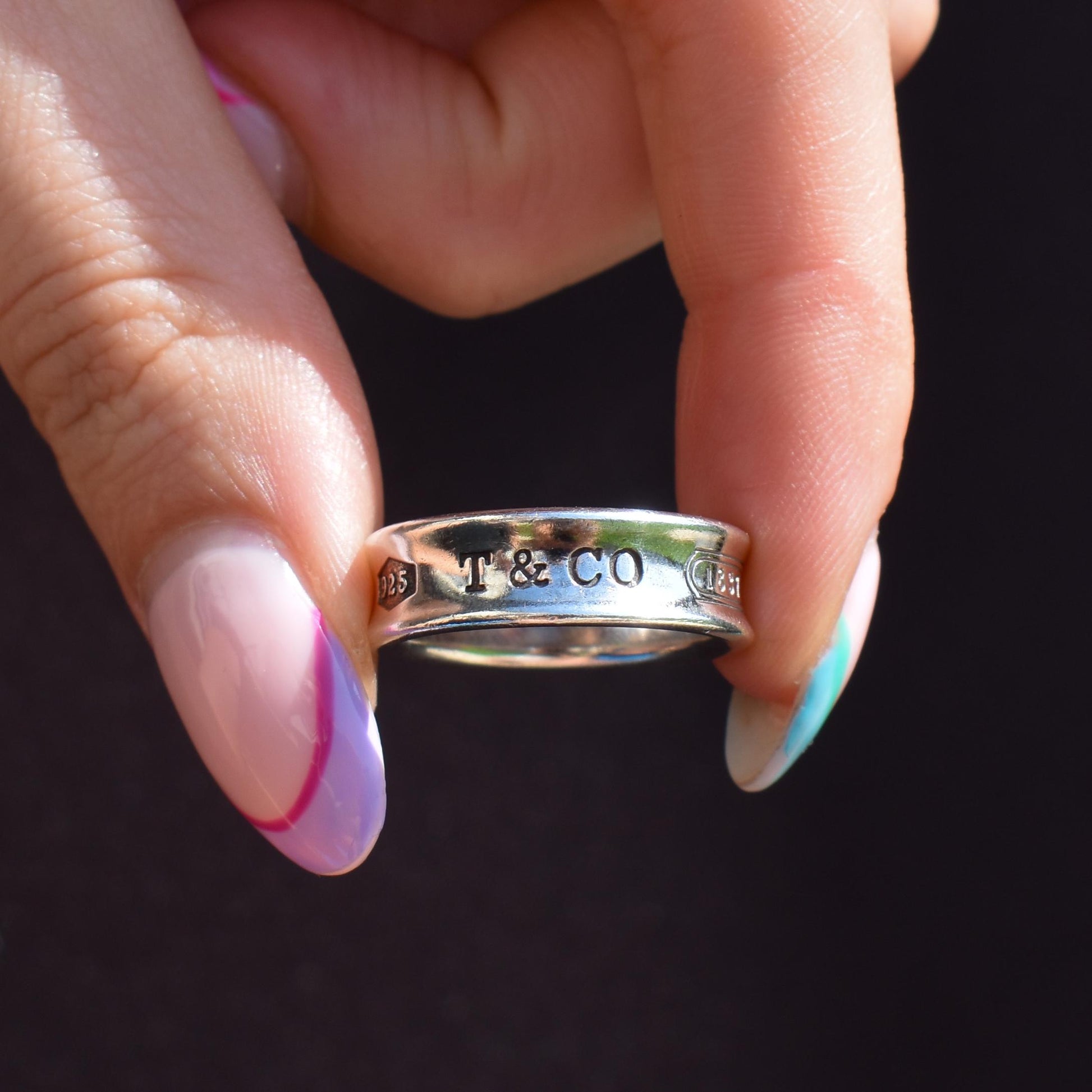 Vintage Tiffany & Co. Sterling Silver Band Ring