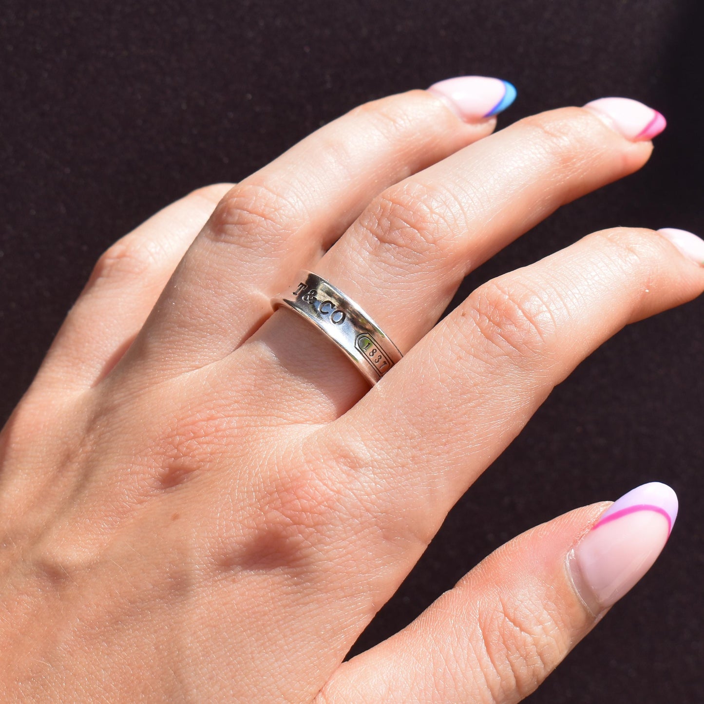 Vintage Tiffany & Co. Sterling Silver Band Ring