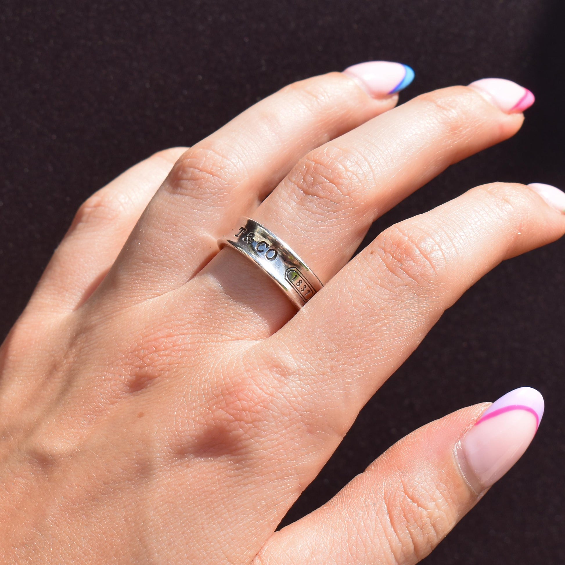 Vintage Tiffany & Co. Sterling Silver Band Ring