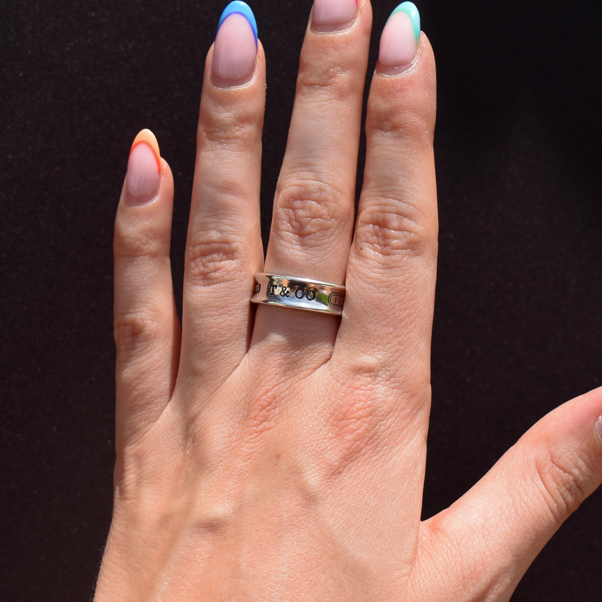 Vintage Tiffany & Co. Sterling Silver Band Ring