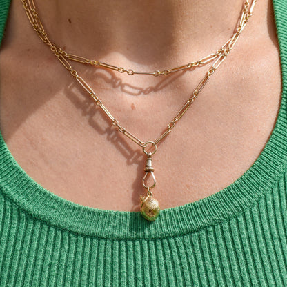 Vintage 9ct Gold Seashell Shell Charm Pendant