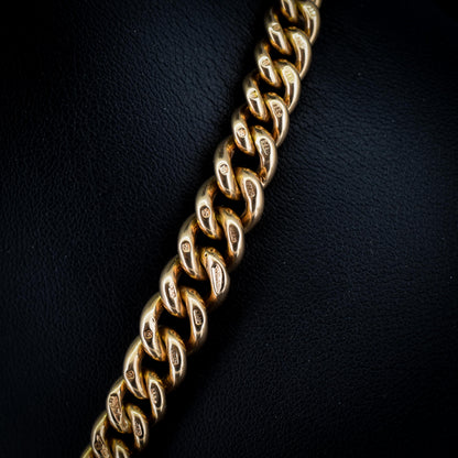 Antique 18.5" 9ct Gold Curb Link Dog Clip Albert Watch Chain Necklace - Dated 1920