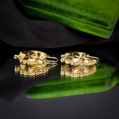 Vintage 9ct Gold Creole Hoop 'Hoops' Earrings