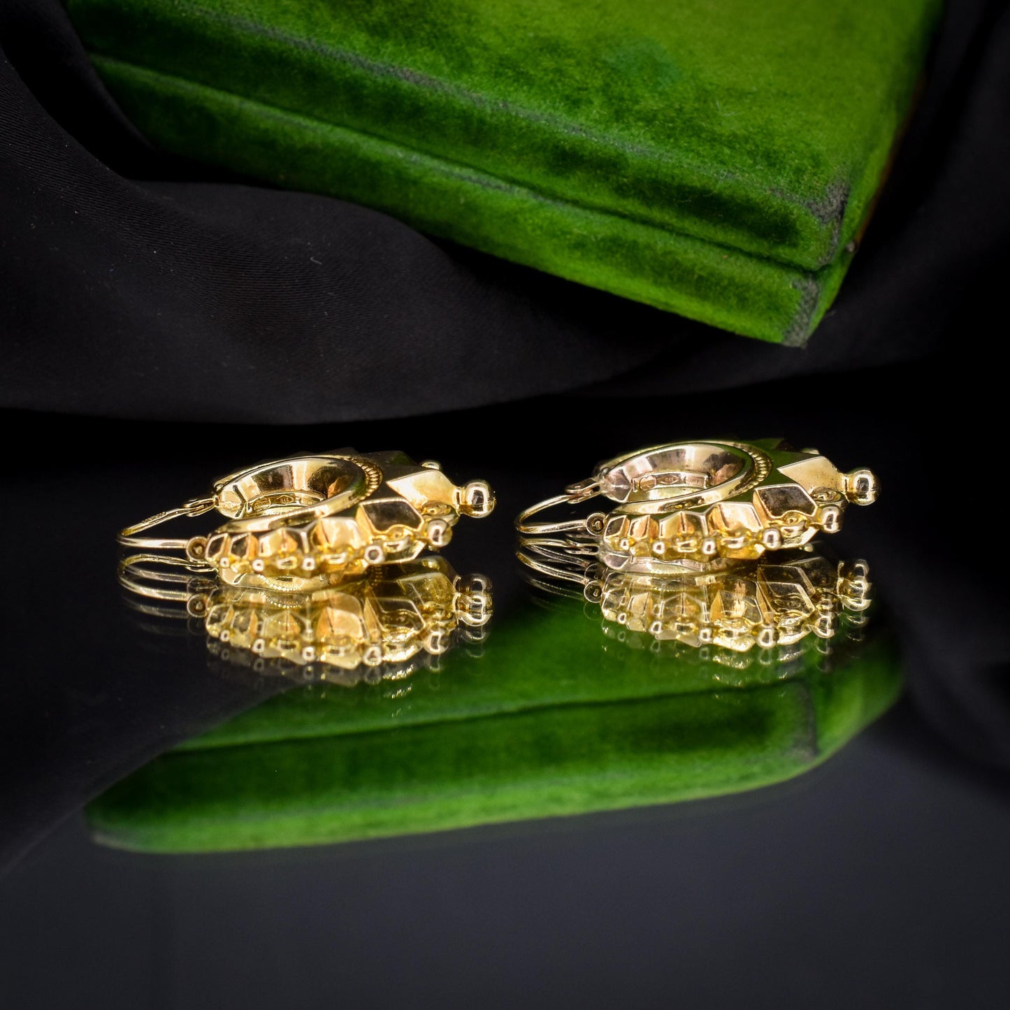 Vintage 9ct Gold Creole Hoop 'Hoops' Earrings