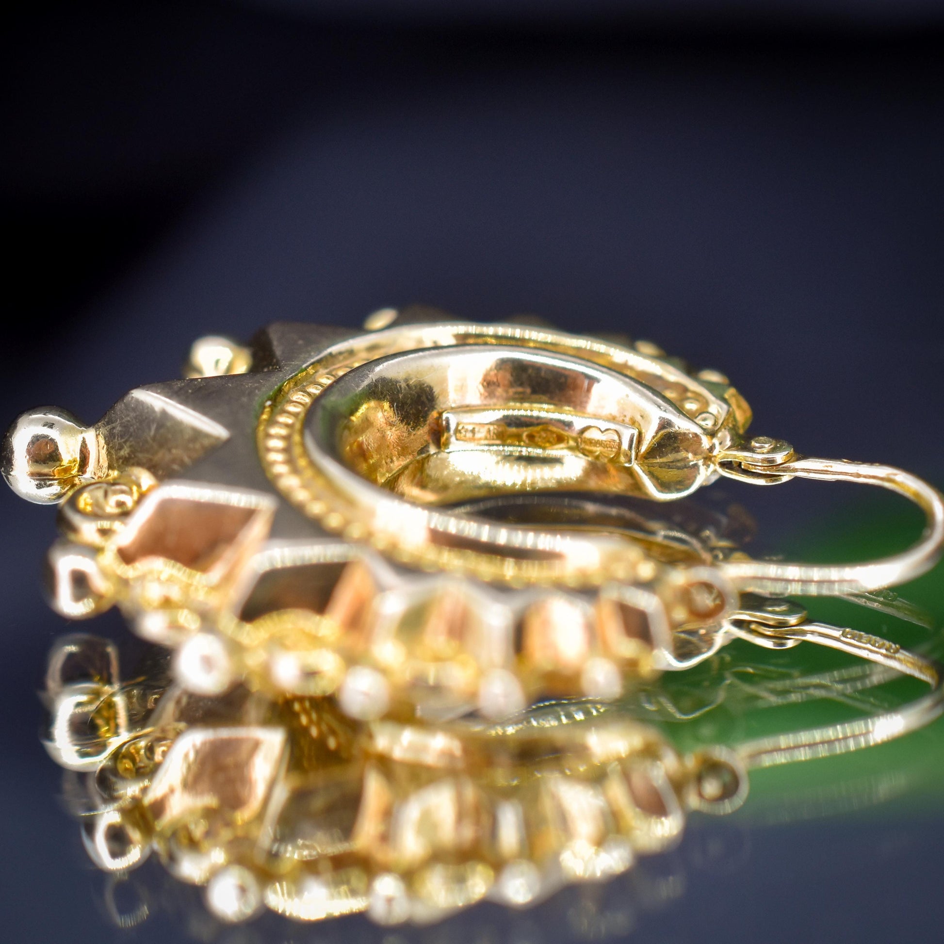 Vintage 9ct Gold Creole Hoop 'Hoops' Earrings