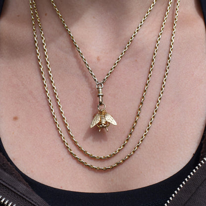 Vintage 9ct Gold Opening Fly Bee Insect Charm Pendant | Dated 1963