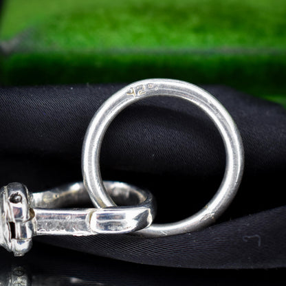 Vintage Large Sterling Silver Dog Clip and Ring Extender