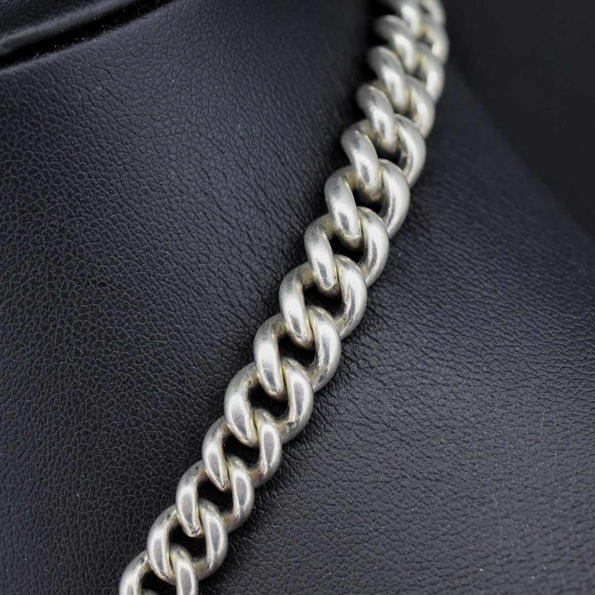 Antique 69g Heavy Albert Watch Chain Necklace with T-Bar and Dog Clips | 24"