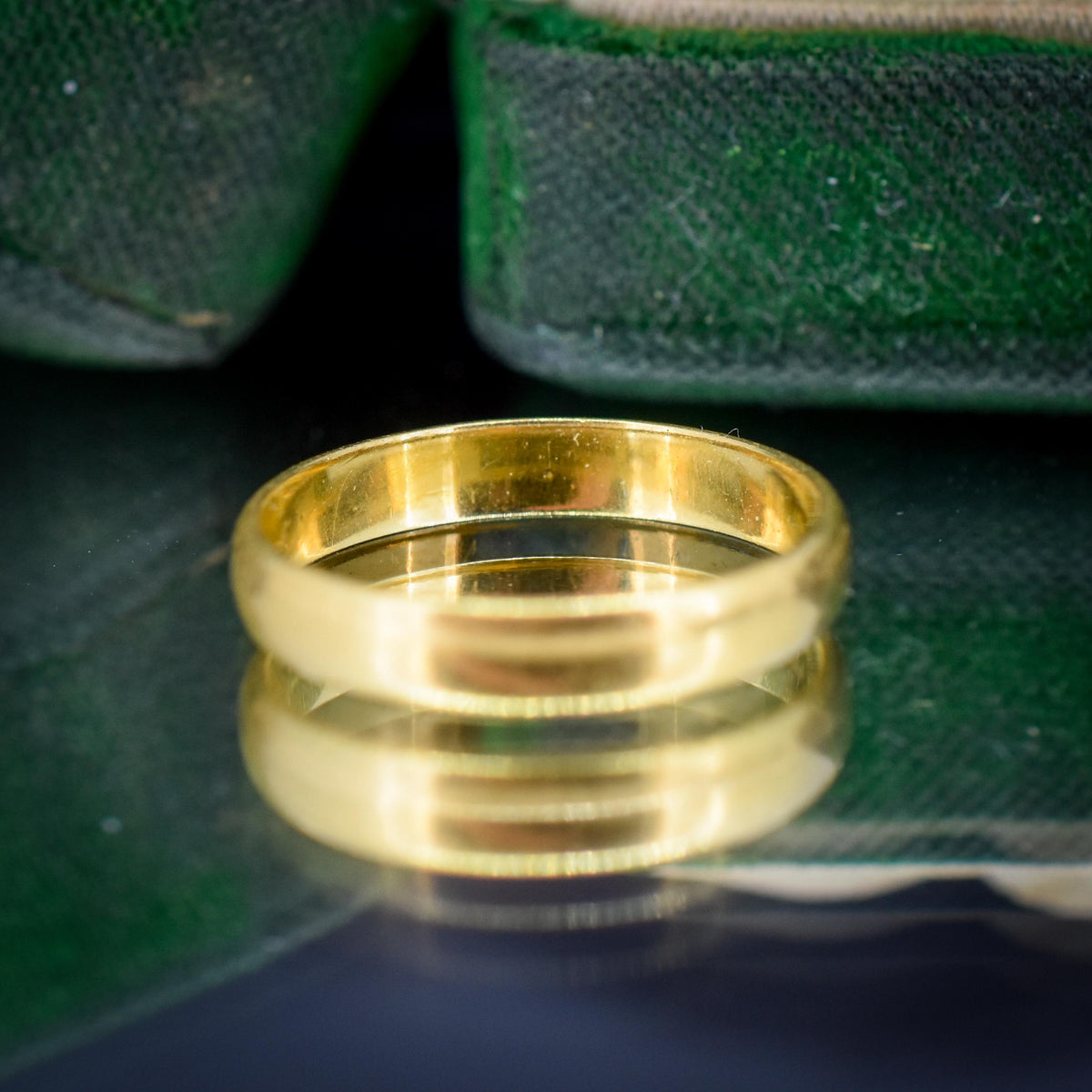 Vintage '1951' 22ct Yellow Gold Plain Stacking Wedding Band Ring - Vintage