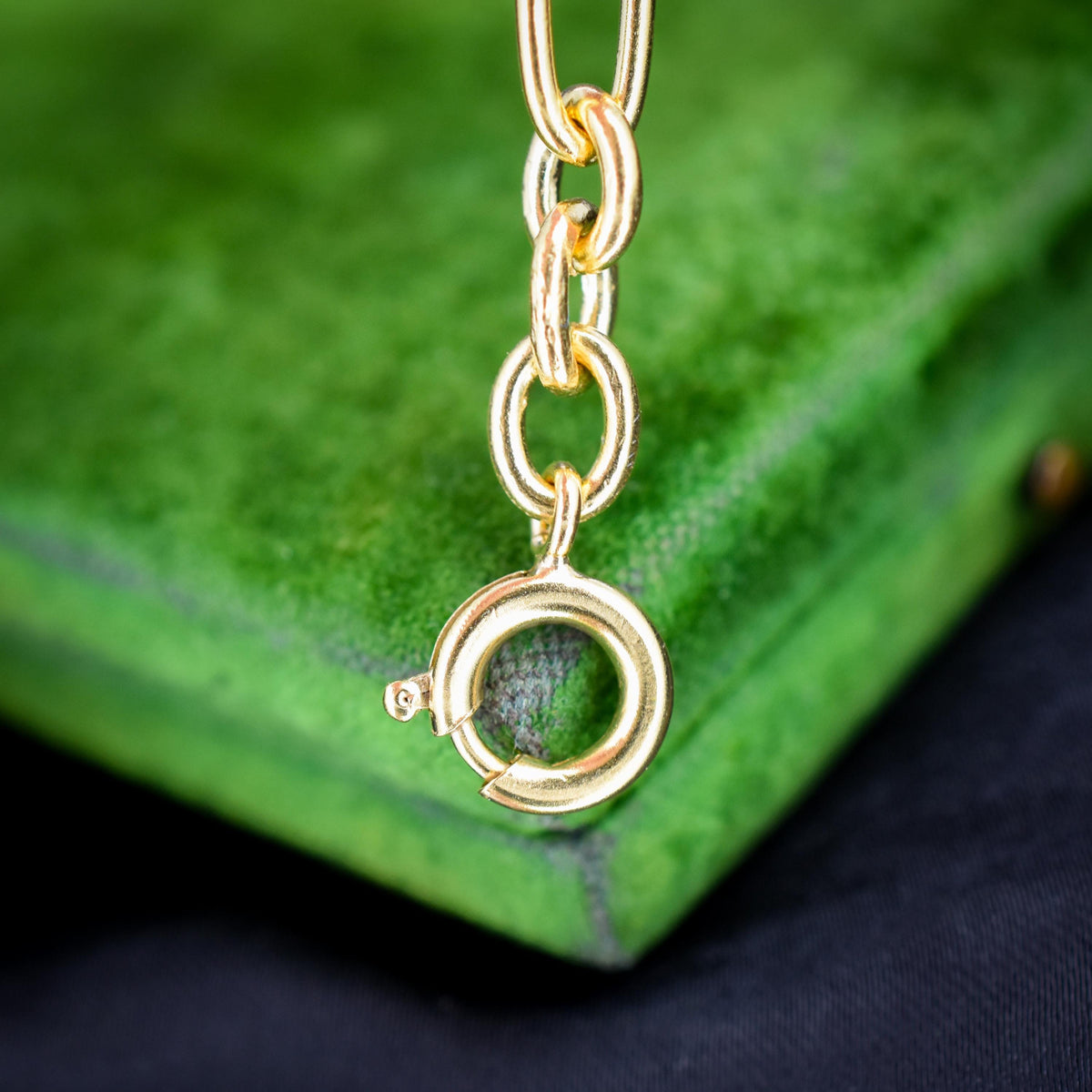 Antique Gold on Silver Trombone Link Extender with Bolt ring | 2.75"