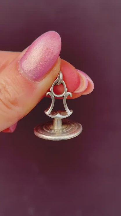 Antique Georgian Anchor Sterling Silver Fob Seal | Dated 1818