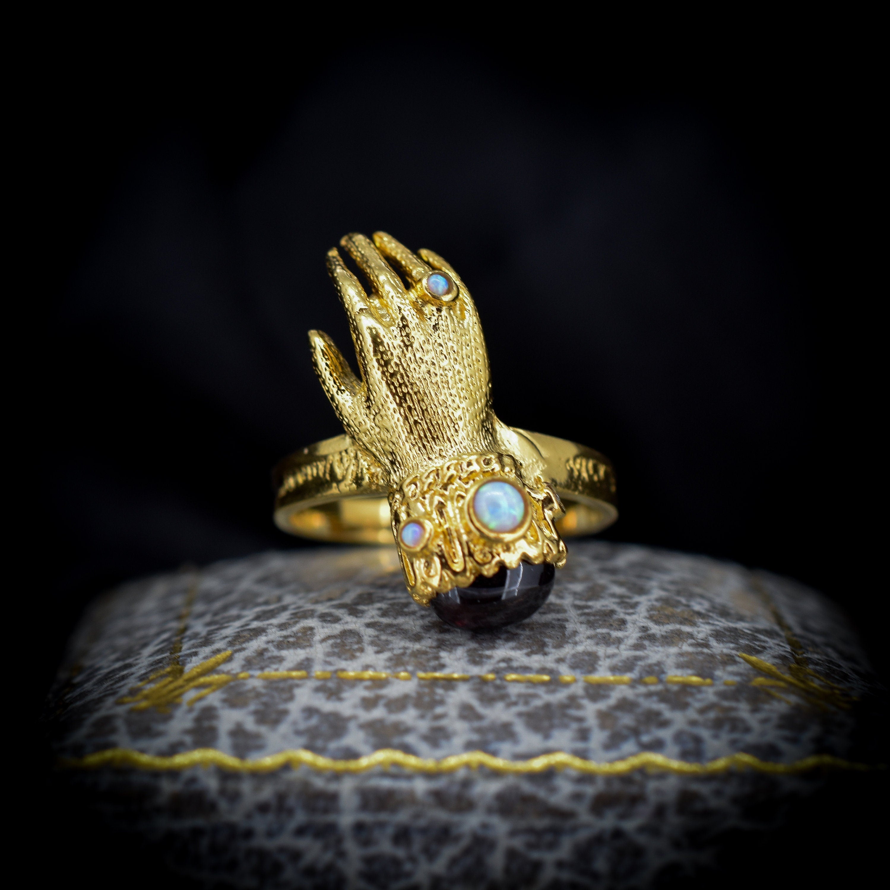 Buy DULCI Antique Gold Metal Om Namah Shivay Religious Occasions Finger Ring  for Men Women at Amazon.in
