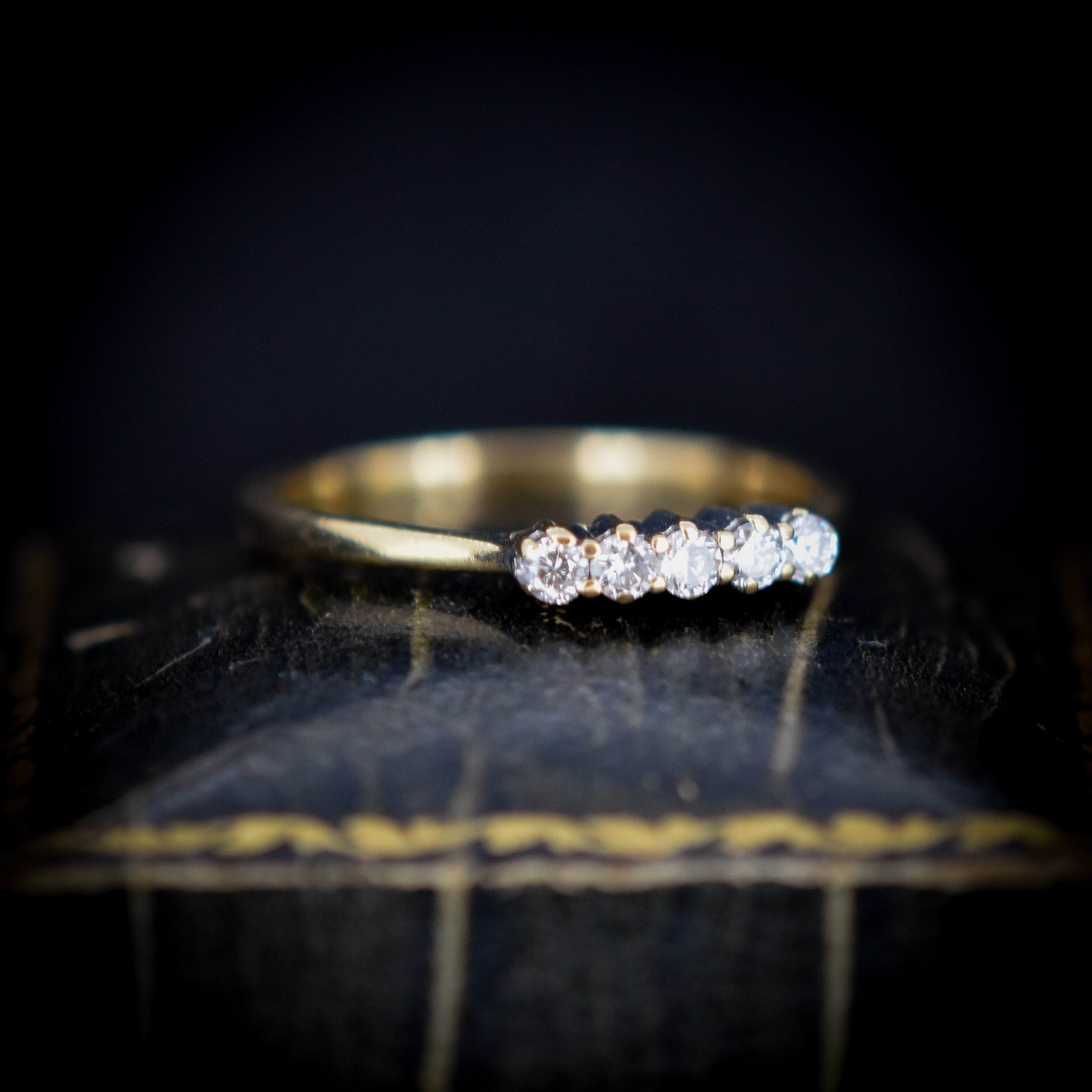Yellow Diamond Vintage Engagement Ring