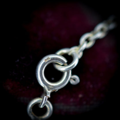 Vintage Amethyst Silver Riviere Necklace