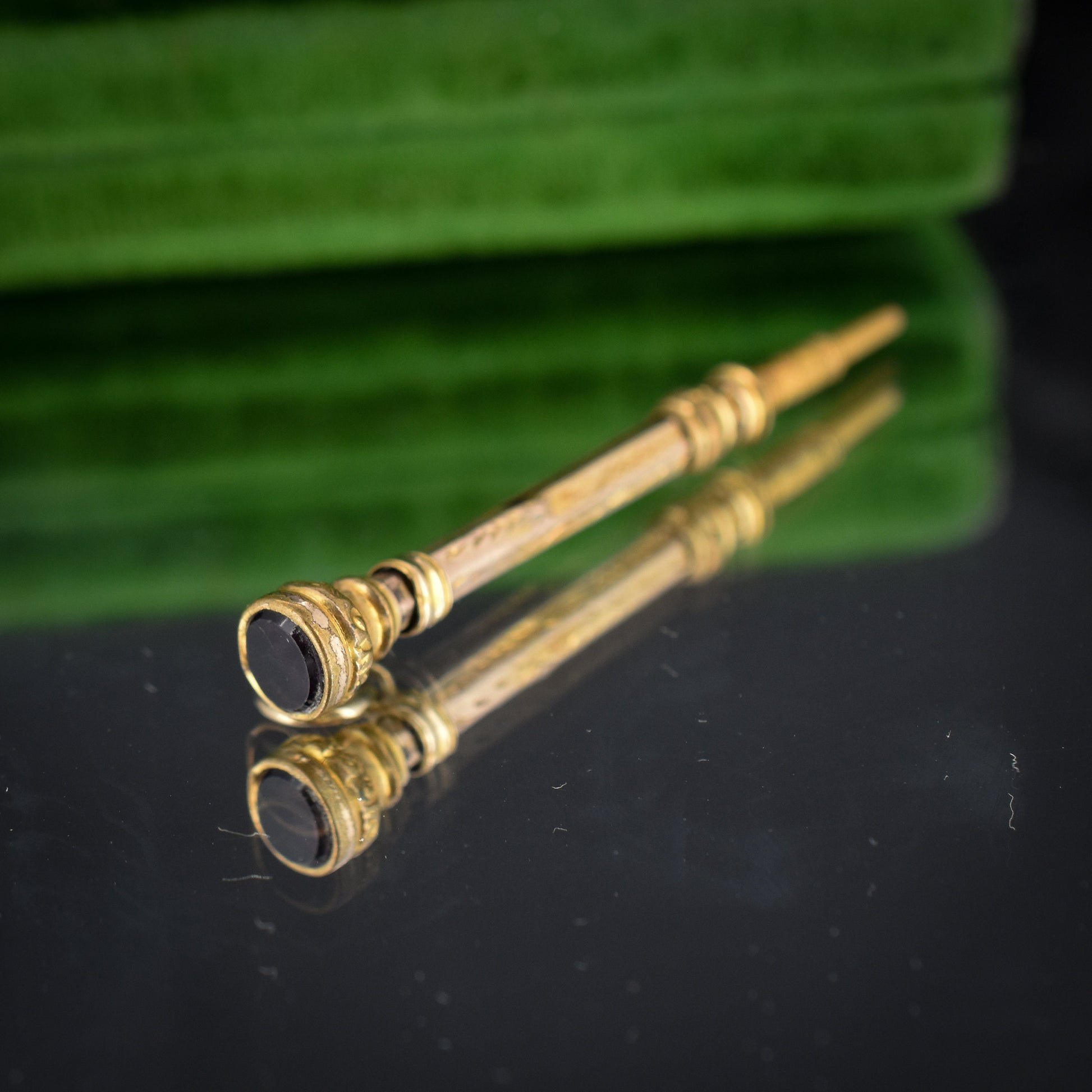 Antique Victorian Gold Cased Retractable Mechanical Pencil Pendant